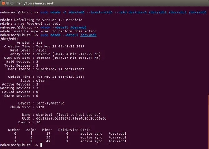 How to Configure a RAID HDD Array in Linux Fastman Technologies