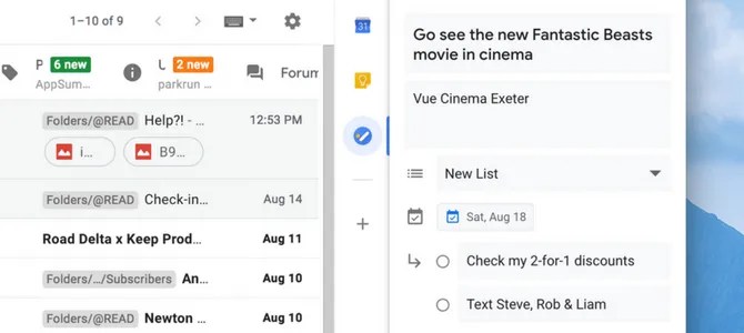 Adding Detail to a Task - Google Tasks