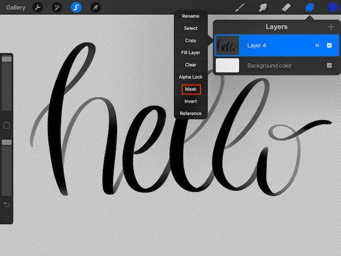 How to Fill Calligraphy Text With Color, Textures, or Photos in