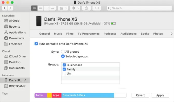 iPhoneからiPhoneに連絡先を転送する方法 * 技術 * ちらし寿司