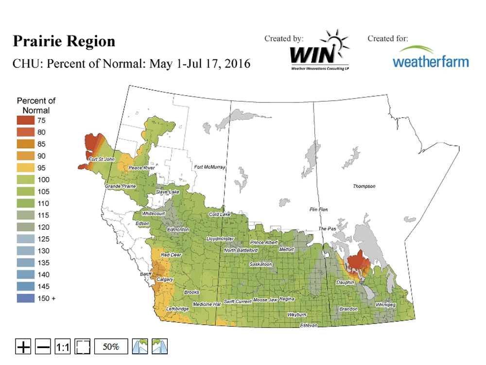 Forecast Has the damp pattern finally come to an end? Manitoba Co
