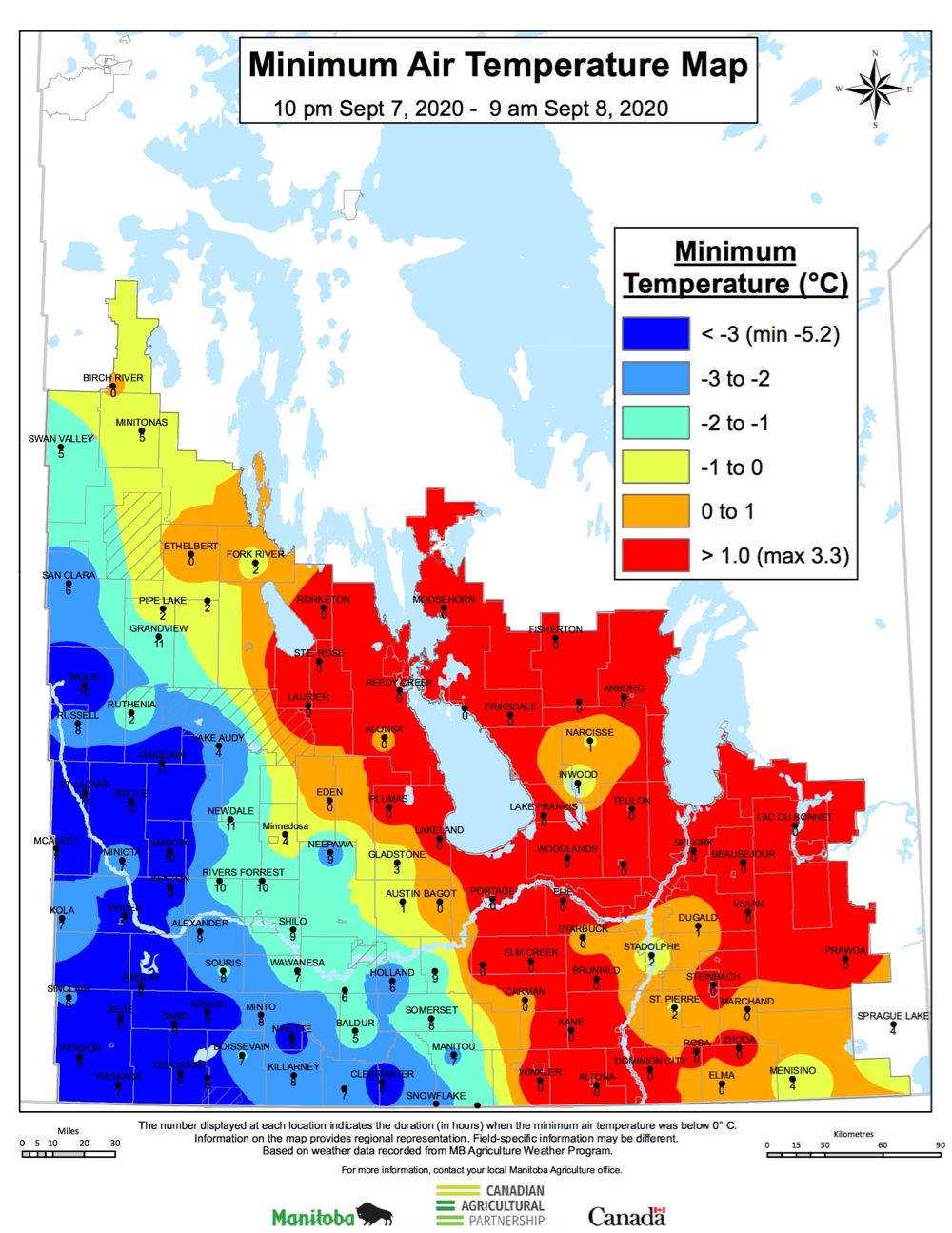 Frost early, widespread in Manitoba Manitoba Cooperator