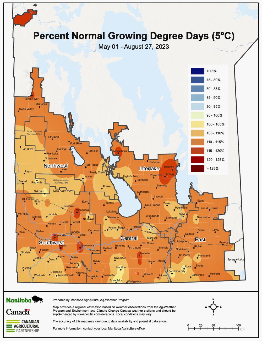 Manitoba harvest ahead of fiveyear average, canola conditions seen mostly fair to good