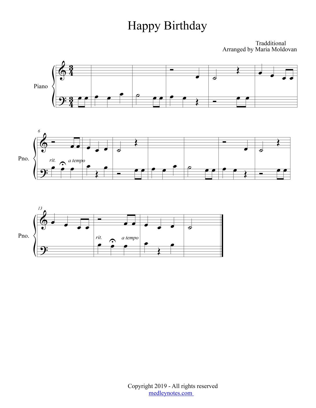 Traditional Recorder Music Sheets MedleyNotes