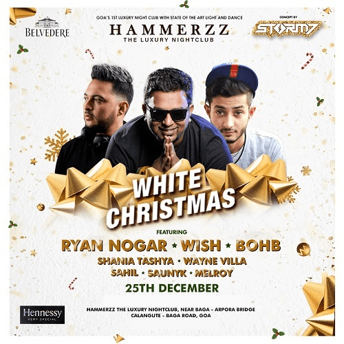 HAMMERZZ WHITE CHRISTMAS PARTY IN GOA DECEMBER 25 TH Baga