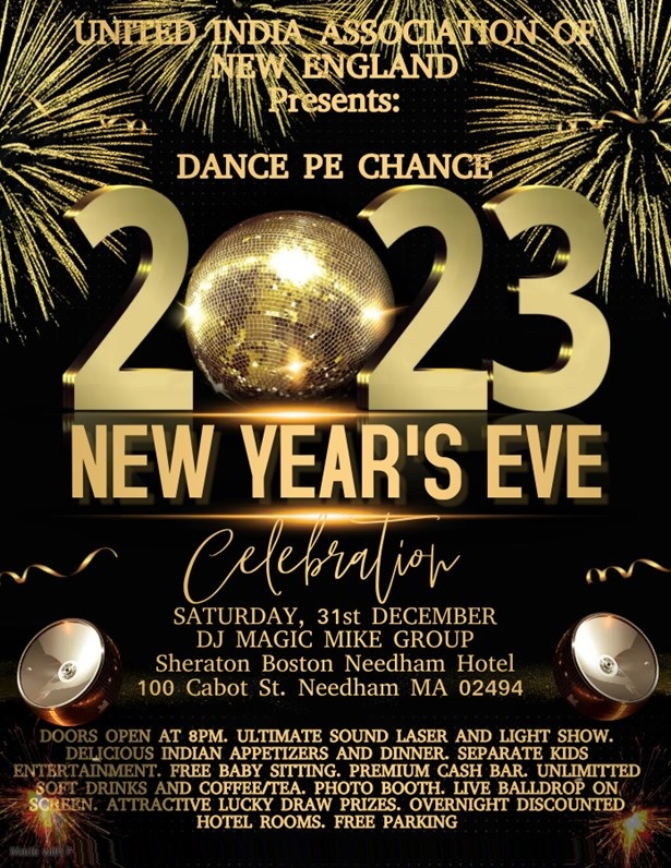 DANCE PE CHANCE 2023 NEW YEARS EVE Needham