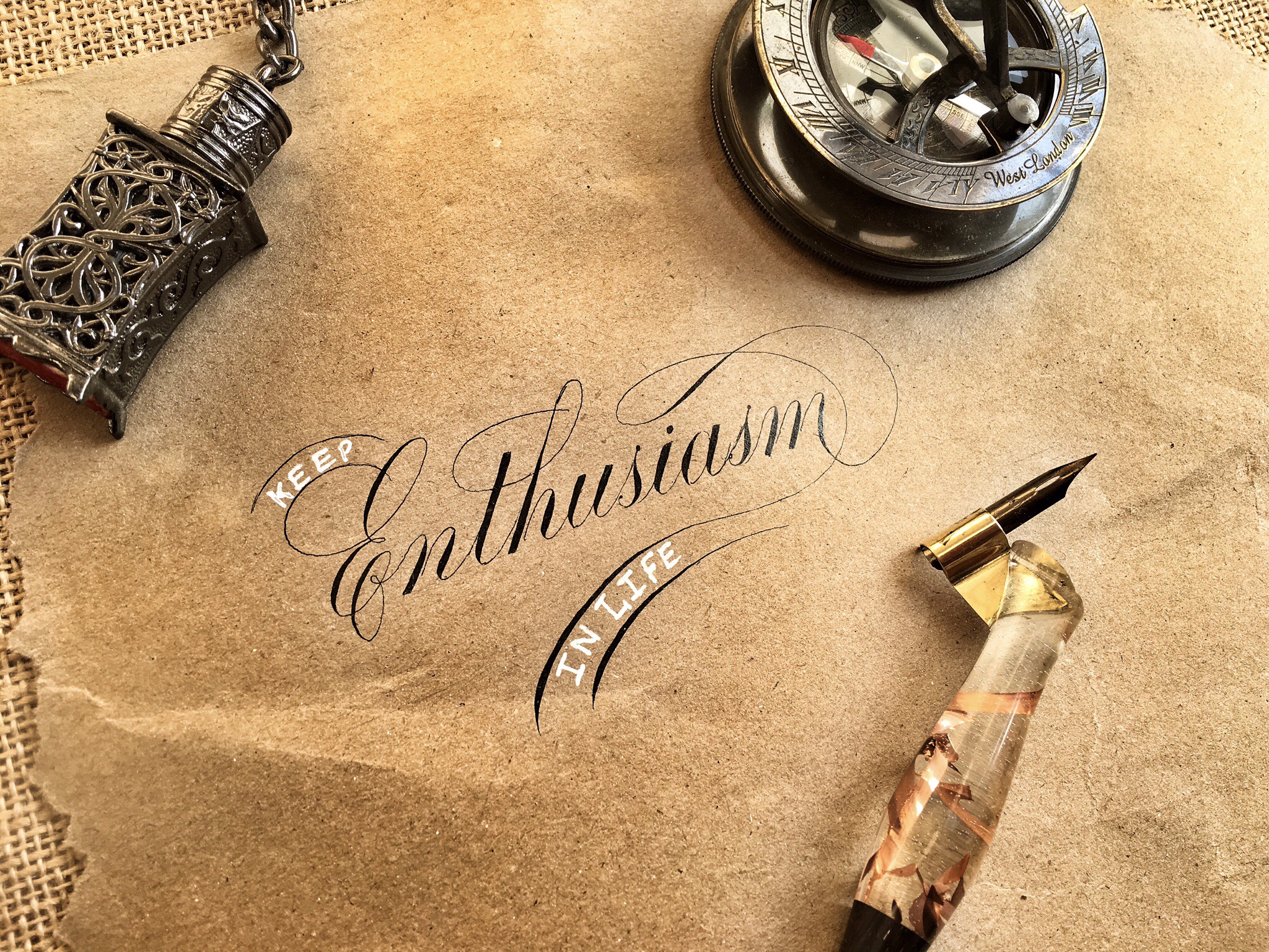 Copperplate + Flourishing Calligraphy hyderabad