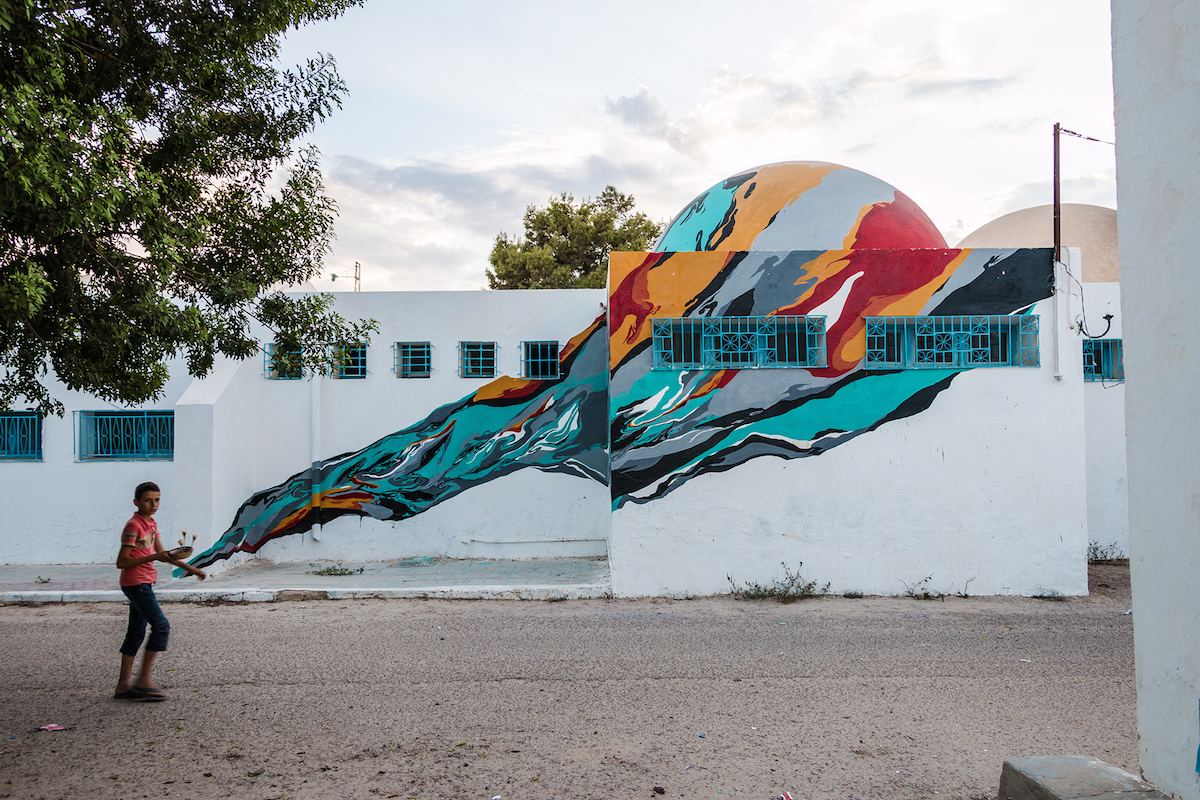One Village, 150 Street Artists A Sleepy Tunisian Town turned Vibrant