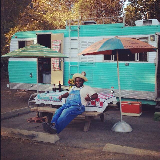 This Vintage Trailer King lives on a 1920s Fish Farm