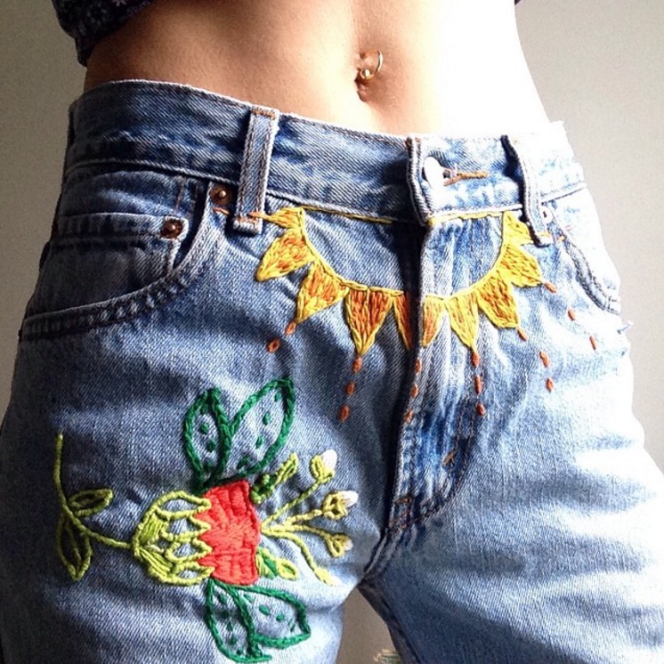 Style Comeback du Jour Tattooed Jeans
