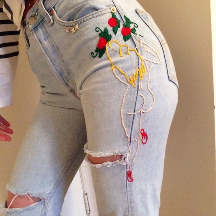 Style Comeback du Jour Tattooed Jeans