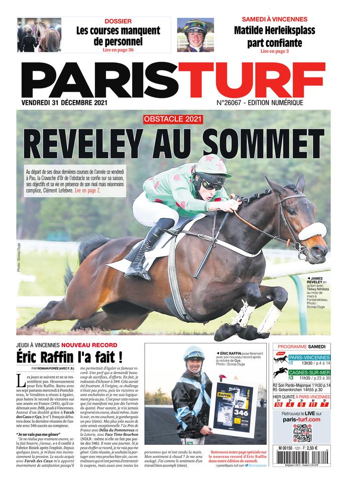 31 décembre 2021 PARIS TURF Paris Turf