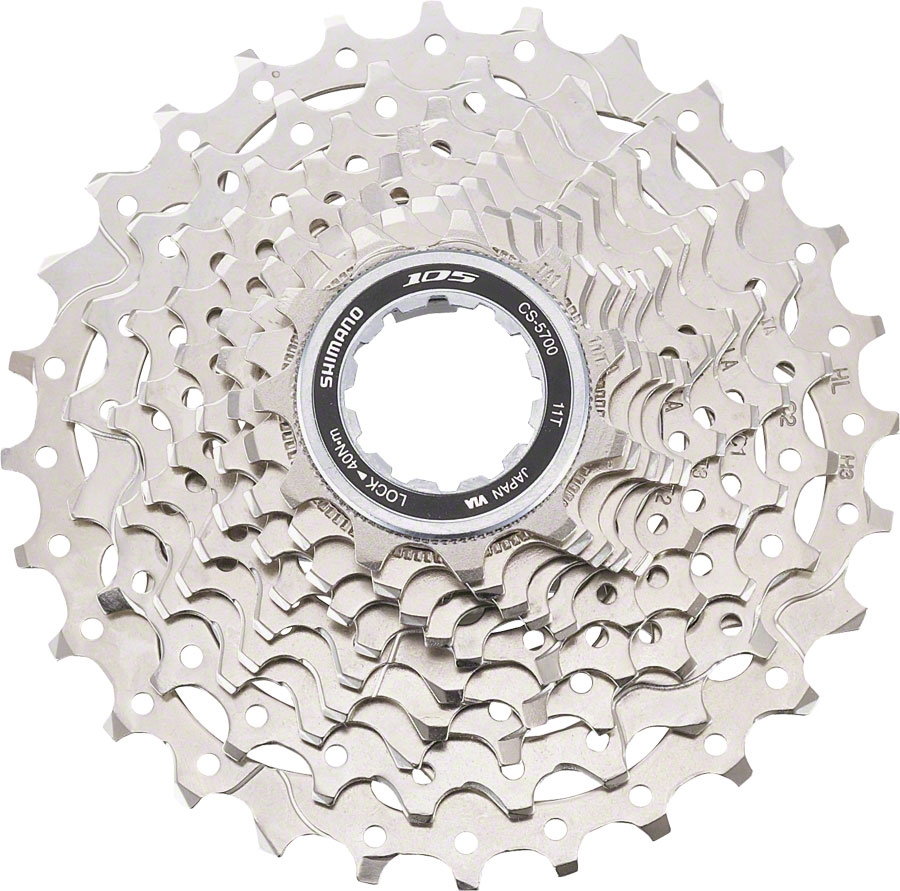 Shimano 105 5700 10 Speed Cassettes Modern Bike