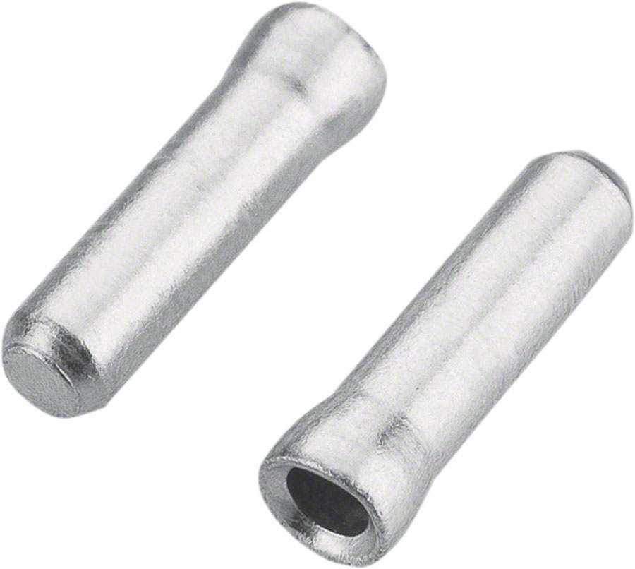 Jagwire Cable End Crimps, Silver Modern Bike