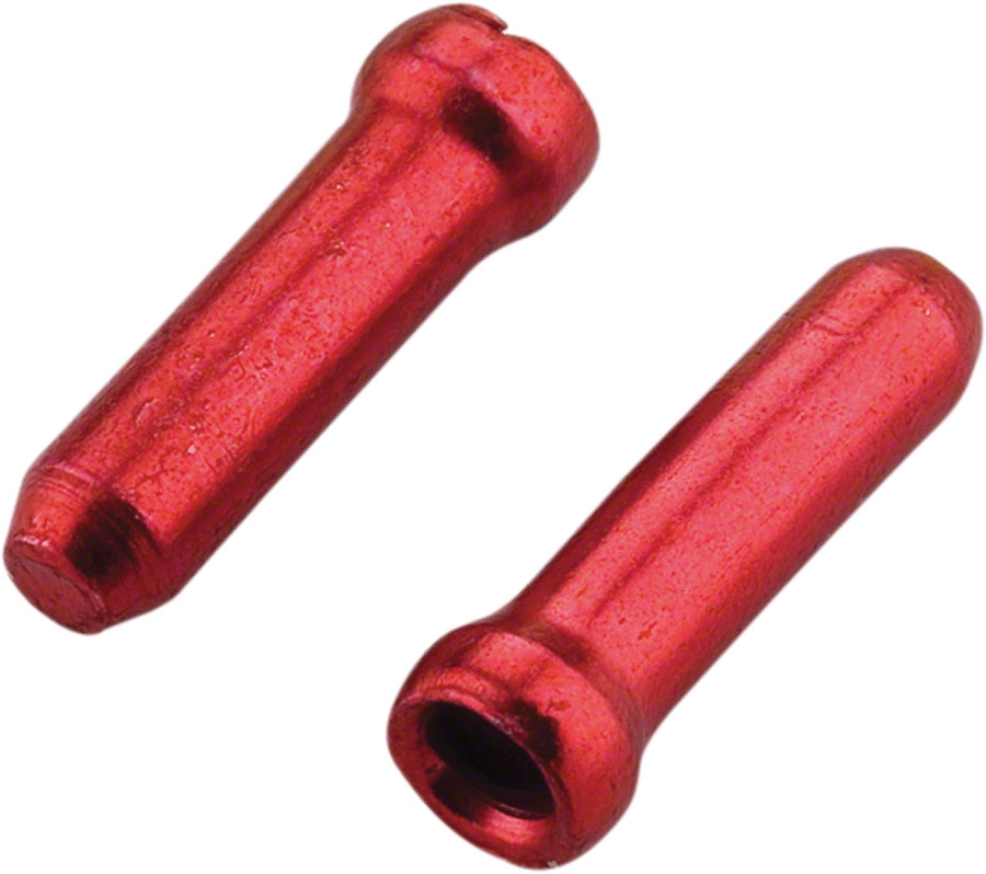 Jagwire Cable End Crimps, Red Modern Bike