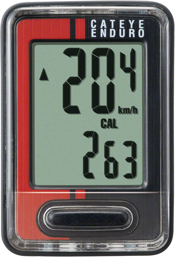 CatEye Enduro Cycling Computer CCED400 Black/Red Modern Bike