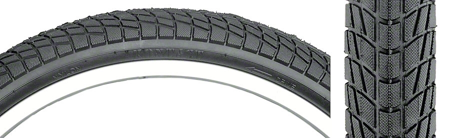 Kenda K841 Kontact BMX Tire 20 x 1.95" Black/Black Steel Modern Bike