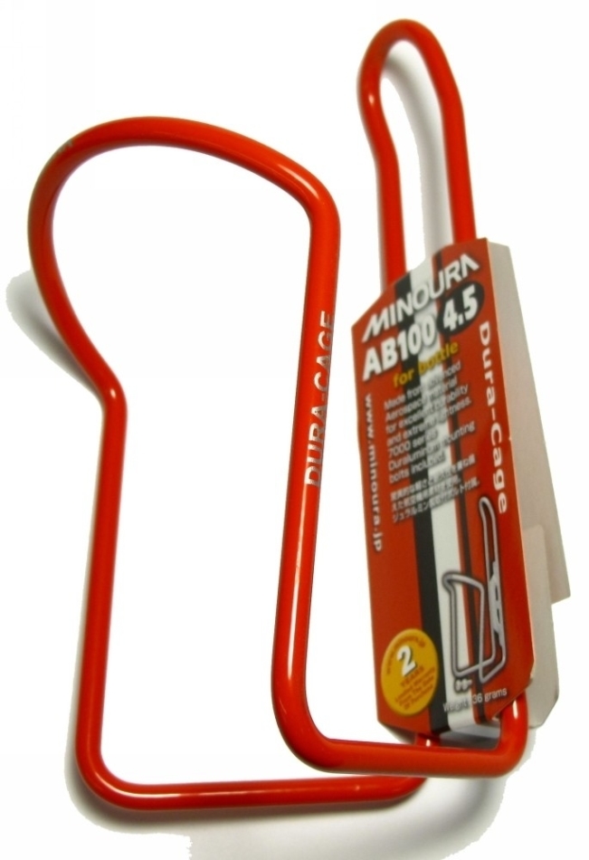 Minoura Aluminum Water Bottle Cage Red Modern Bike