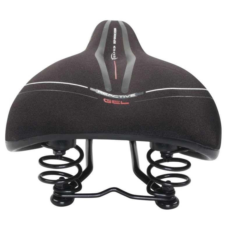 Serfas FS243 Hybrid Full Suspension Reactive Gel Saddle Modern Bike