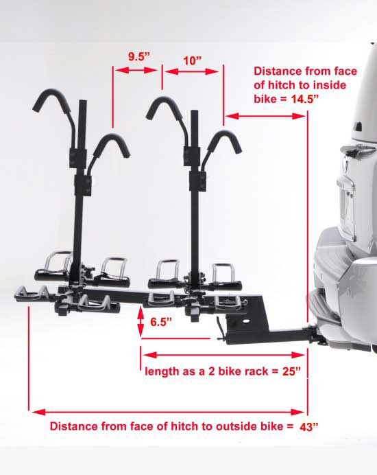Hollywood Racks Sport Rider SE 4 4 Bike 2" Hitch Modern Bike