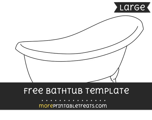 Bathtub Template – Large