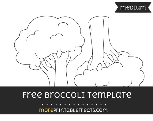 Broccoli Template – Medium