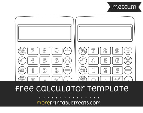 Calculator Template – Medium