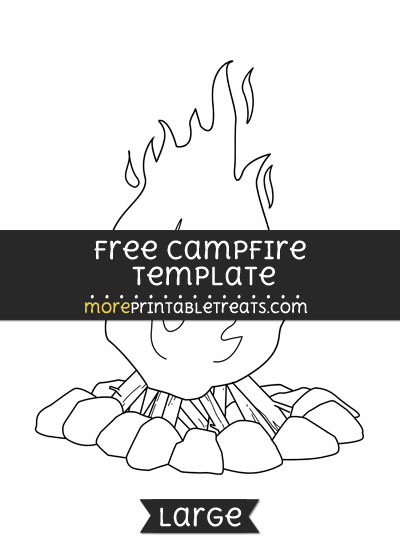 Campfire Template – Large