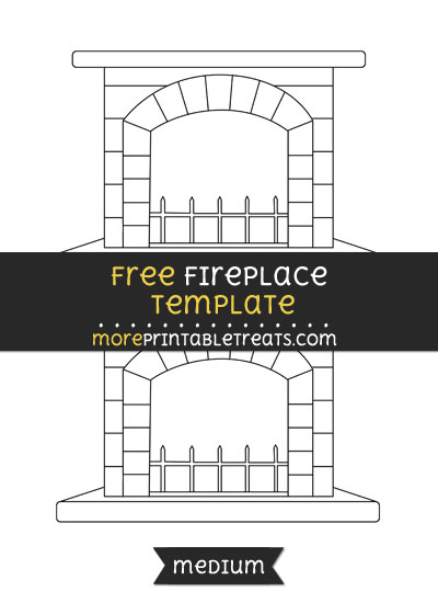 Fireplace Template – Medium
