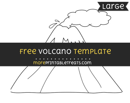 Volcano Template – Large