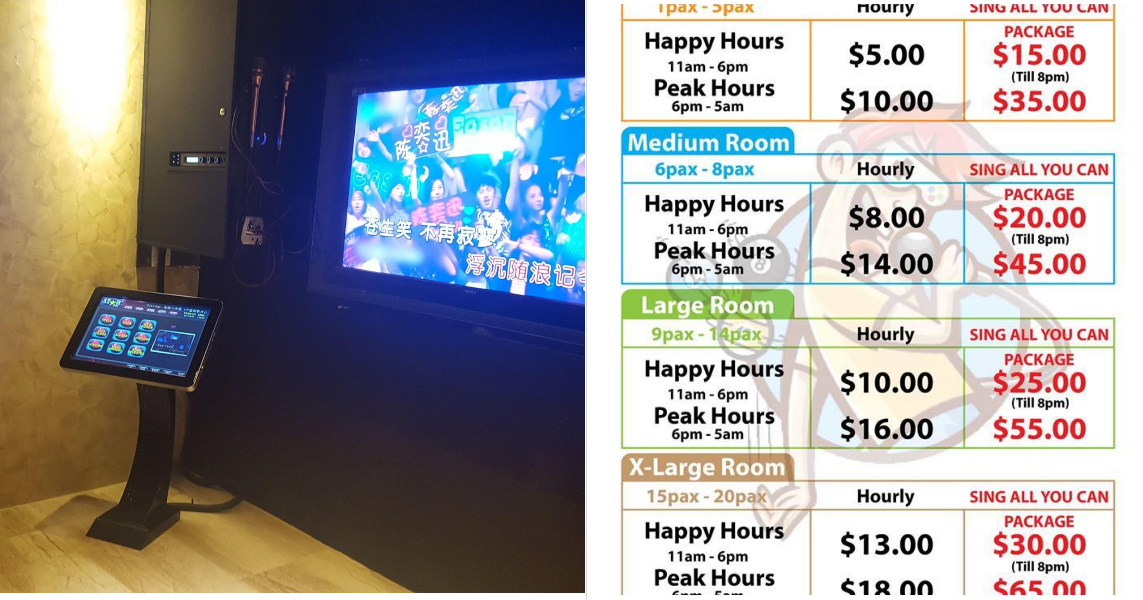 KTV in Guillemard Road has special CNY prices starting from S5/hr