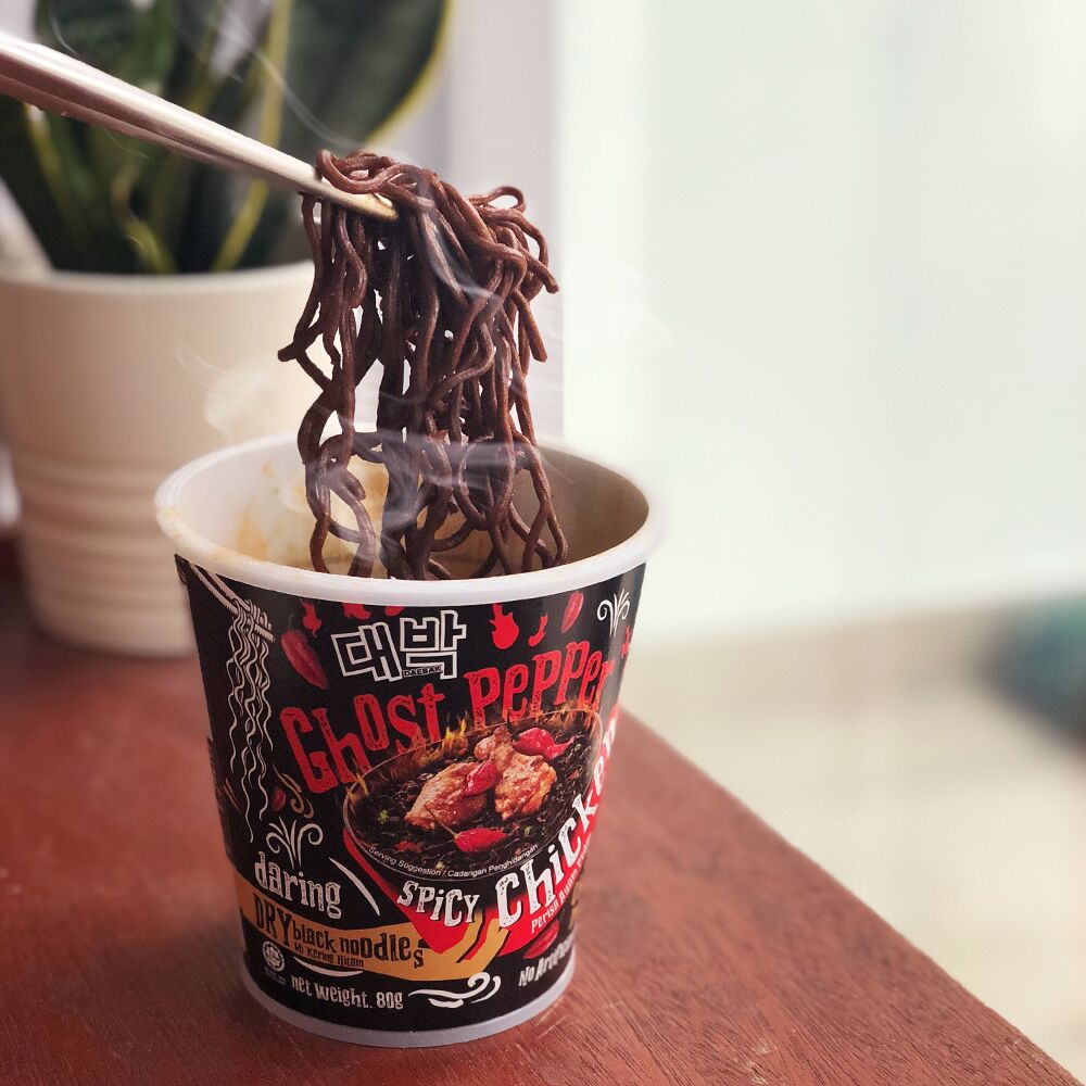 Ghost pepper instant noodles, reportedly spiciest noodles ever, finally