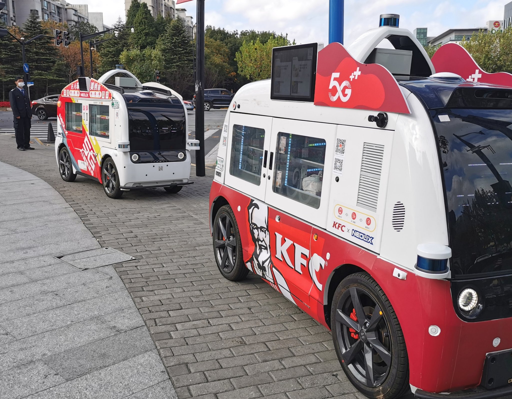 KFC China launches driverless food trucks selling fried chicken