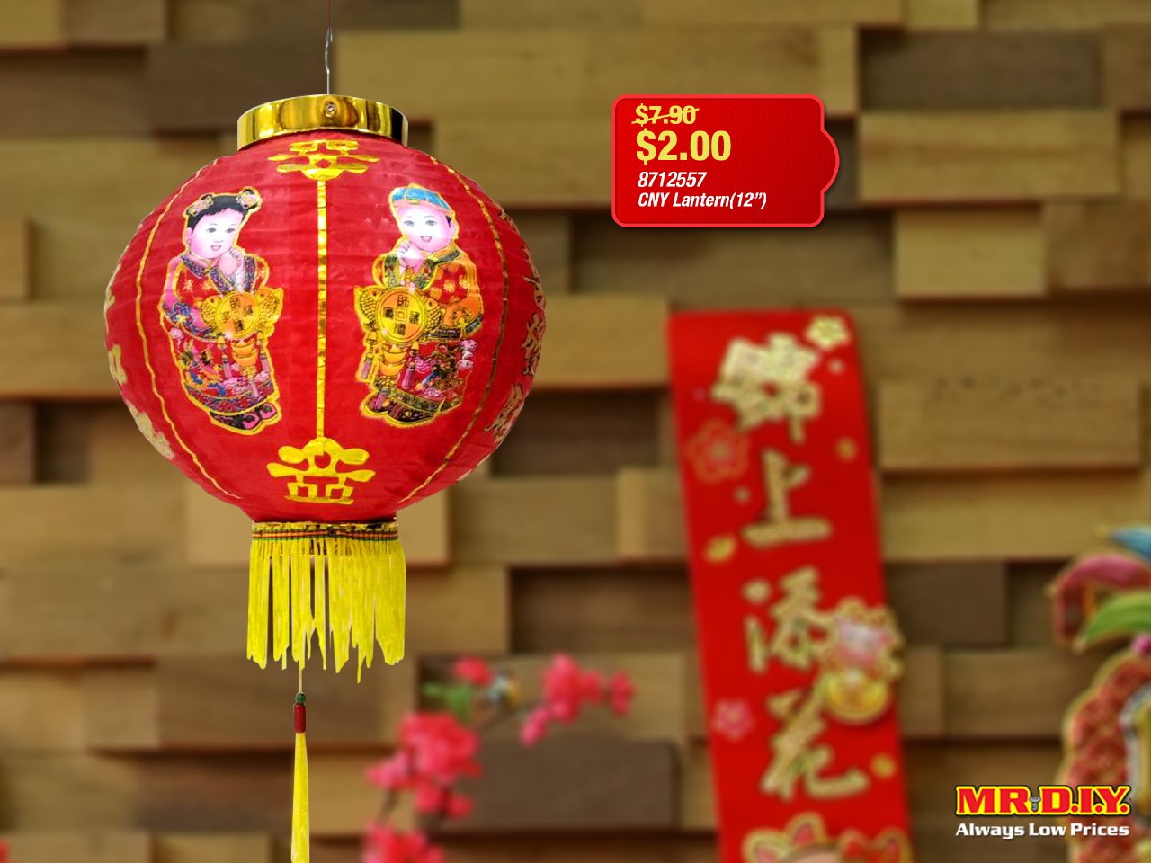 MR. DIY offering 30 discount on all CNY decorations & items, prices as