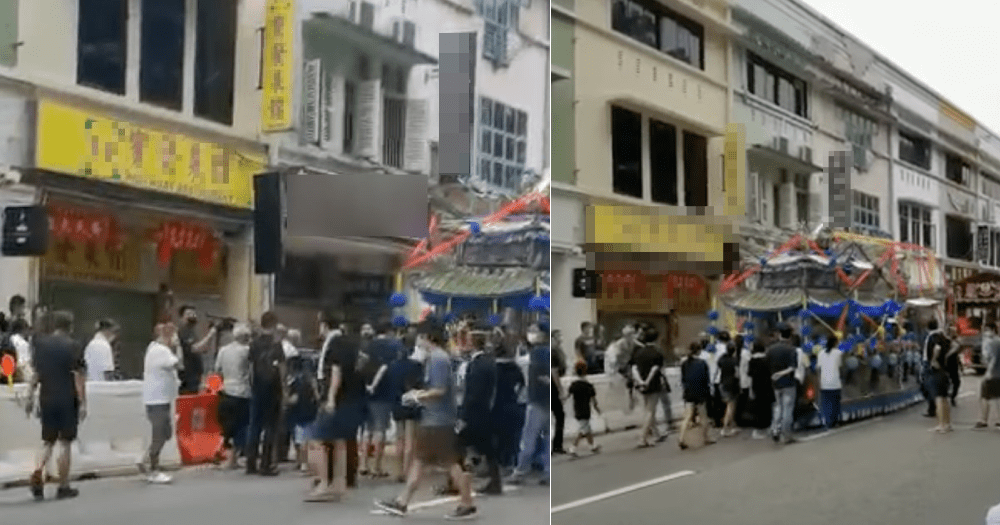 Gang chants break out at Havelock Road funeral procession with 20 or