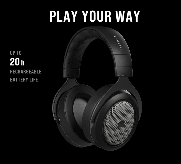 Corsair HS75 XB Wireless Gaming Headset for Xbox Series X and Xbox One