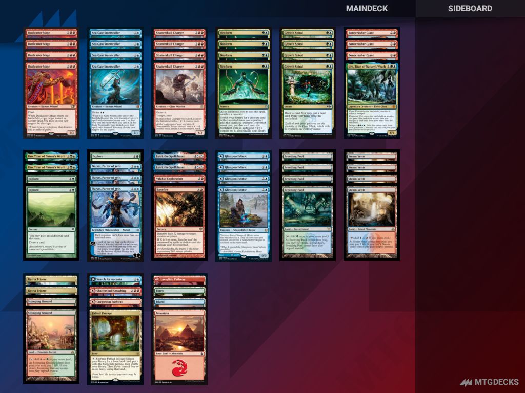 Historic Neoform Combo deck by Topdecksland • MTG DECKS