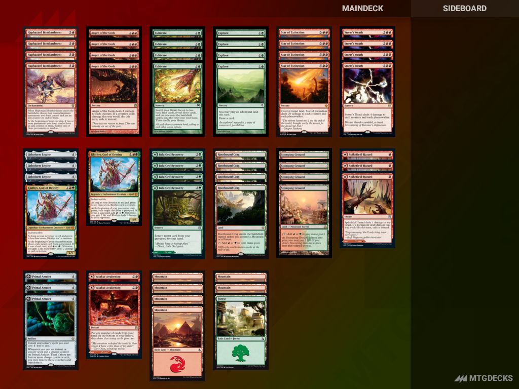 Historic Primal Amulet Land Destruction deck by striderstone • MTG DECKS