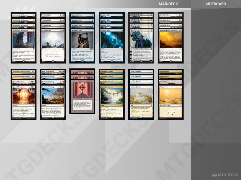 Historic The Falling Sun v2 (Land Destruction) deck by striderstone
