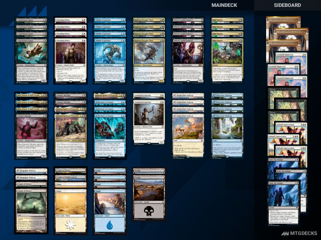 MTG Kaldheim Standard Esper Humans top decks • MTG DECKS