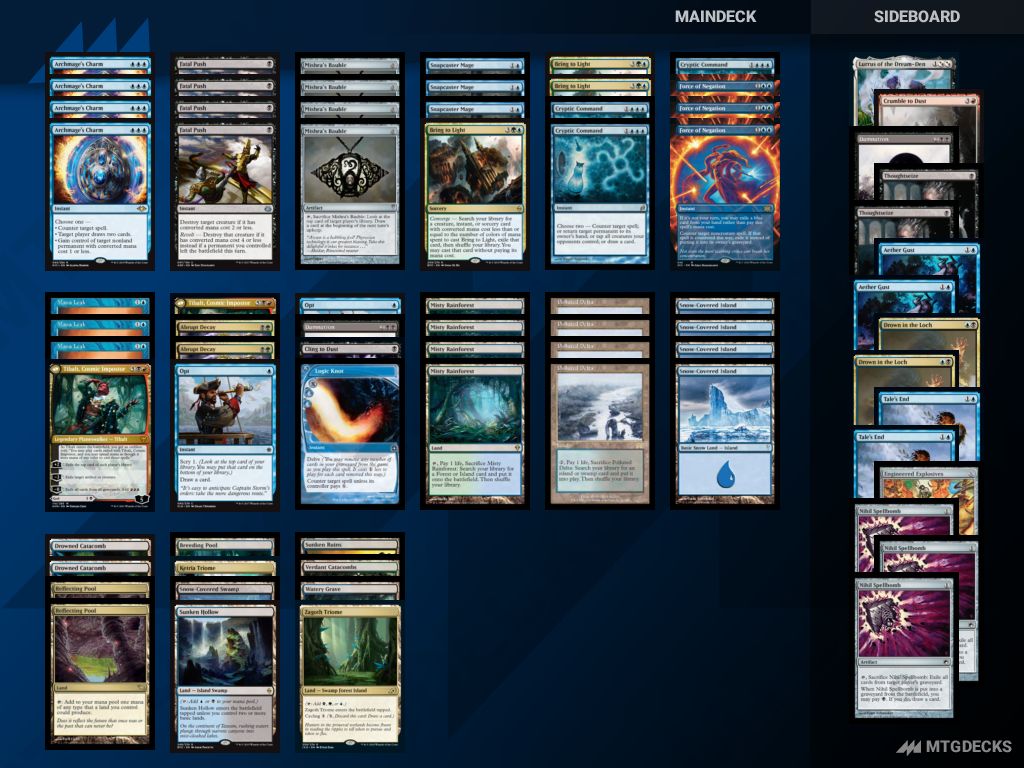 Modern 4 Color Control deck by aspiringspike • MTG DECKS