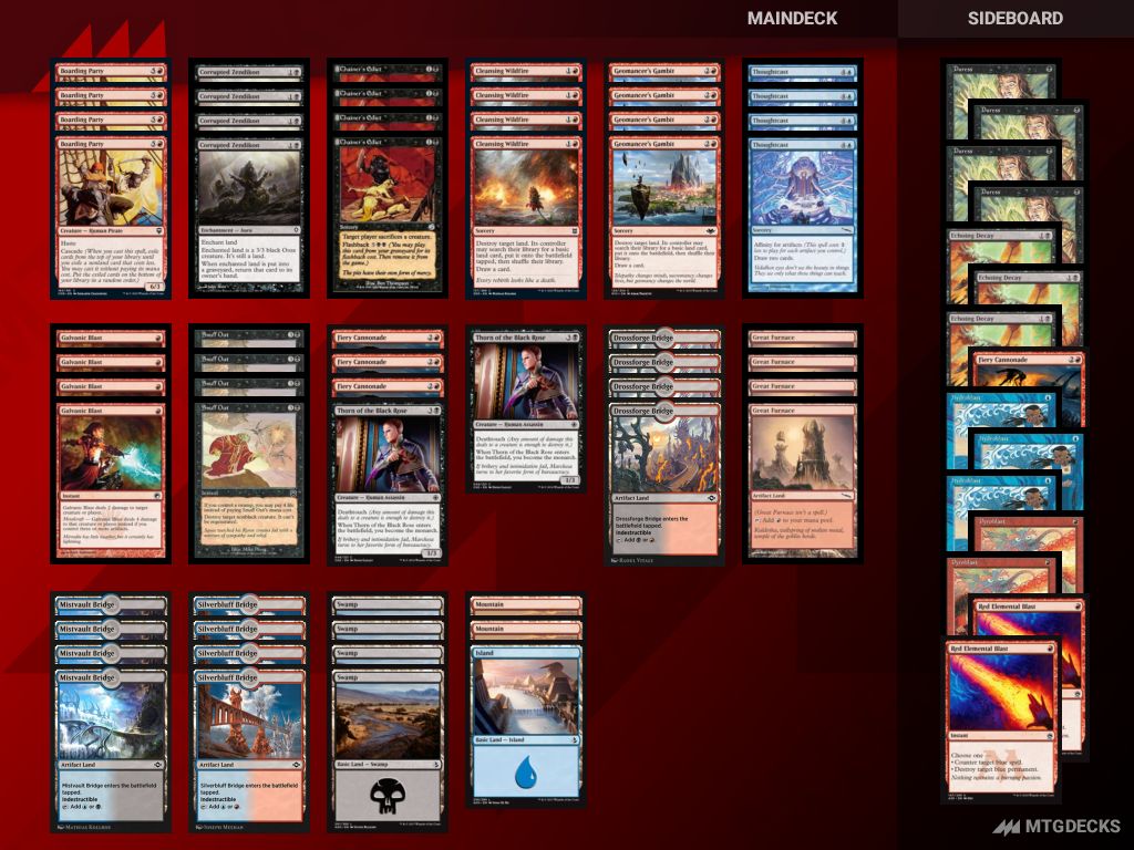 Pauper Grixis Land Destruction deck by Mogged • MTG DECKS