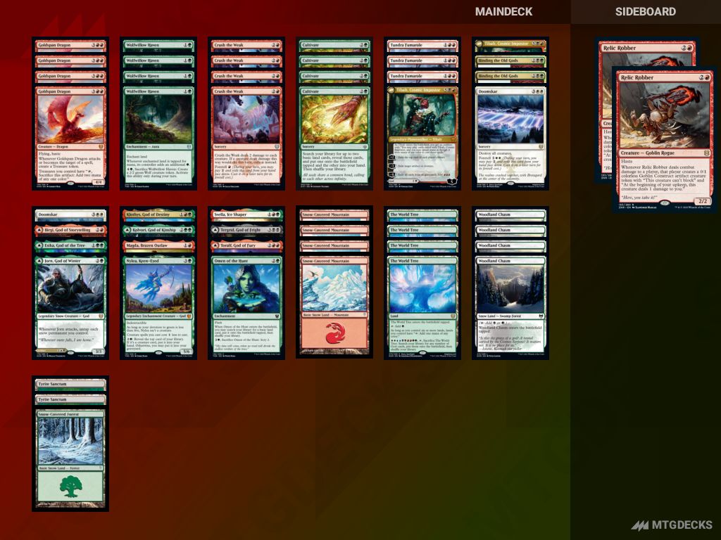 MTG Standard 5 Color Gods top decks • MTG DECKS