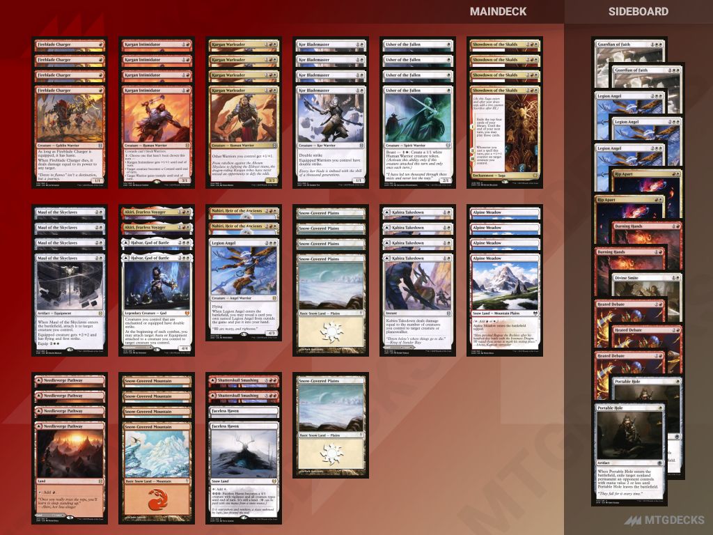 MTG Standard Warriors top decks • MTG DECKS