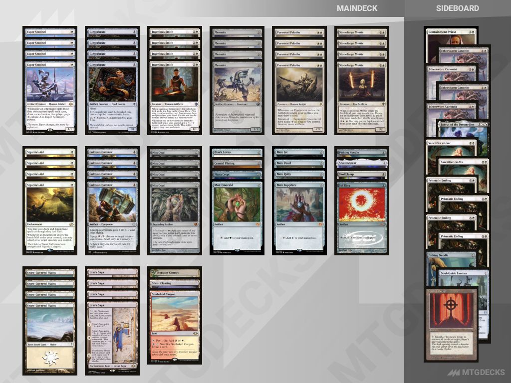 MTG Vintage Puresteel Combo top decks • MTG DECKS