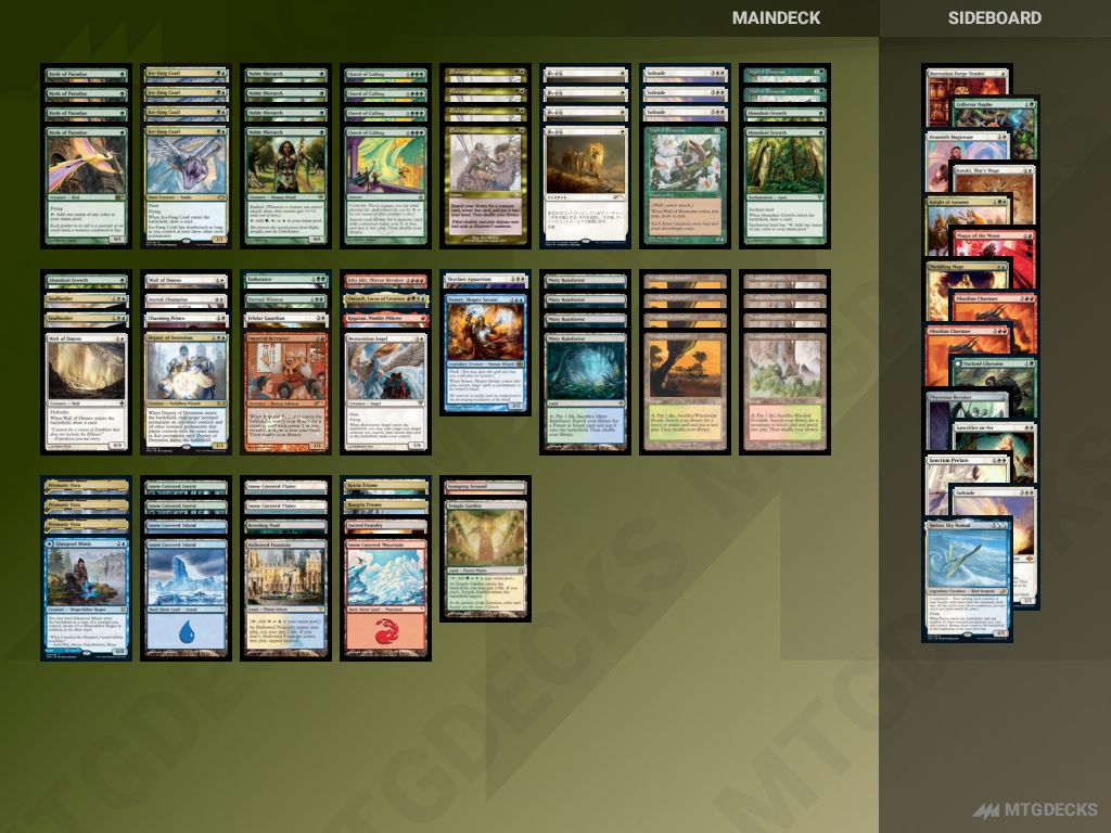 Modern Naya Ephemerate deck by aspiringspike • MTG DECKS