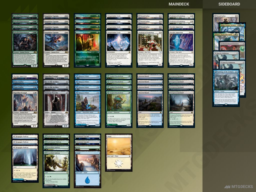 Arena Alchemy Bo1 Alchemy Bant Blink deck by DoggertQBones • MTG DECKS