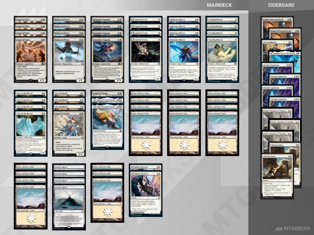 Alchemy Bo1 Mono White Lifegain by Simon Nielsen De deck by Anonymous