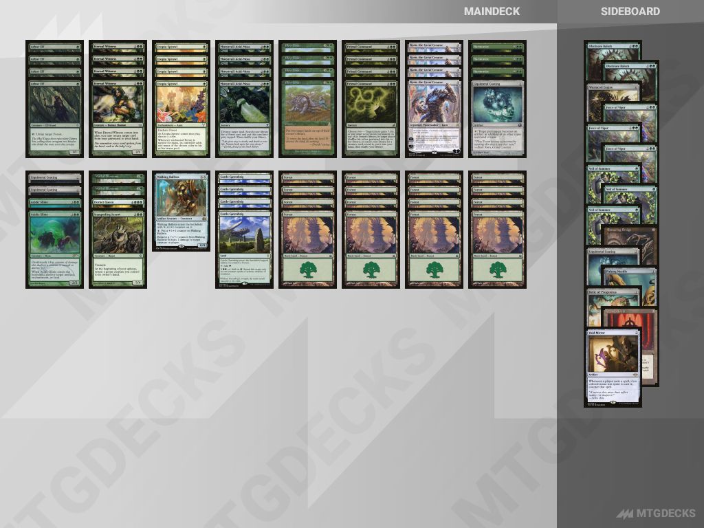 MTG Modern Mono Green Land Destruction top decks • MTG DECKS