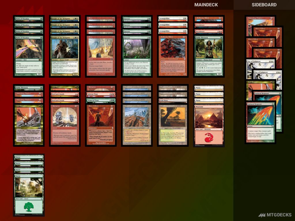 MTG Legacy Naya Land Destruction top decks • MTG DECKS